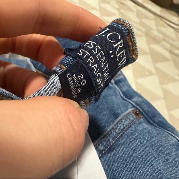 NWOT J crew running lake wash Essential straight jean in all-day stretch - Picture 5 of 6